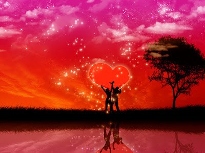 Dois pequenoos amantes retirantes no coração do mundo